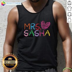 Original Mrs. Sasha Personalized Teacher You Are Special Tank Top in vibrant colors, perfect gift for educators.