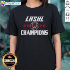 Alt Text: Premium Palmetto Tigers Champions 2026 logo on a ladies tee, showcasing vibrant design and team spirit.