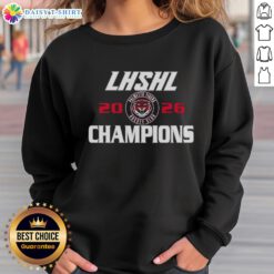 Premium LHSHL Palmetto Tigers Champions 2026 logo sweatshirt showcasing vibrant design and team spirit.