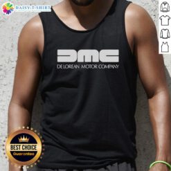 Stylish Delorean Motor Company tank top featuring a sleek design and vibrant colors, perfect for fans and collectors.