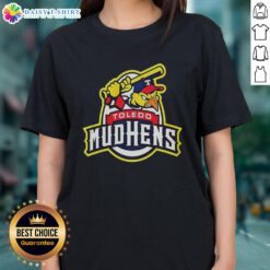 Top Toledo Walleye logo on a stylish ladies tee, perfect for fans of the Toledo Walleye hockey team.