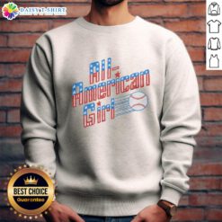 Alt Text: Awesome All American Girl Sweatshirt featuring patriotic graphics, perfect for casual wear and celebrating American pride.