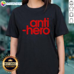 Awesome Anti Hero Ladies Tee featuring a stylish design and comfortable fit, perfect for fans of unique graphic apparel.