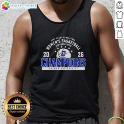 Awesome Daemen Wildcats East Coast Conference women's basketball tank top featuring team colors and logo design.