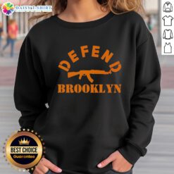 Awesome Defend Brooklyn Curved Sweatshirt in stylish design, perfect for casual wear and showing Brooklyn pride.
