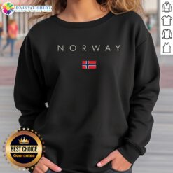 Awesome Norway sweatshirt, a meaningful gift showcasing international fashion with unique design and cozy fit.