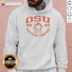 Awesome Oklahoma State Cowboys Wrestling Championship 2026 hoodie featuring team colors and logo, perfect for fans.