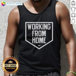 Stylish Awesome Working From Home Tank Top in soft fabric, perfect for comfortable remote work attire.