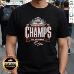Good Utsa Roadrunners 2026 American Conference Women's Basketball Tournament Champions T-Shirt design featuring team colors.
