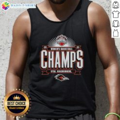 Good Utsa Roadrunners 2026 American Conference Women's Basketball Tournament Champions tank top featuring vibrant team colors.