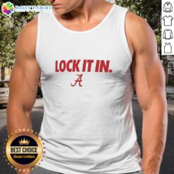 Stylish Hot Alabama Crimson Tide 2026 Lock It In Tank Top for fans, featuring vibrant team colors and a trendy design.