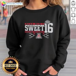 Alt Text: Hot Arizona Wildcats 2025 Sweet 16 Bound Sweatshirt in team colors, perfect for fans celebrating the tournament.