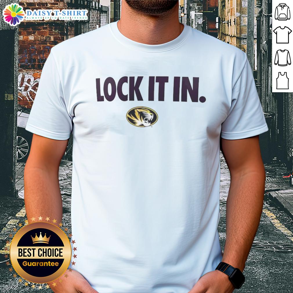 Hot Missouri Tigers 2026 Lock It In T-Shirt featuring bold team colors and logo, perfect for fans and game day spirit.