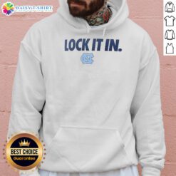 Hot North Carolina Tar Heels 2026 Lock It In Hoodie in vibrant blue, showcasing team spirit and style for fans.