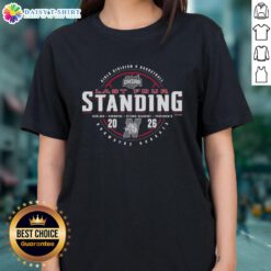 Alt Text: Hot Norwayne Bobcats 2026 OHSAA Girls Basketball Division 5 Last Four Standing Ladies Tee shirt design.