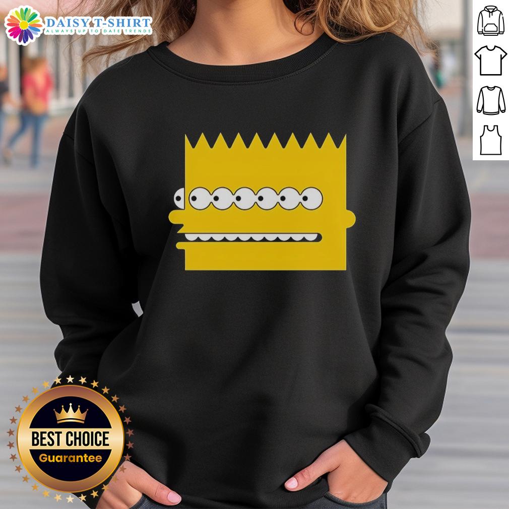 Funny Hot Simps Multi Mult sweatshirt featuring playful graphics and vibrant colors for trendy casual wear.
