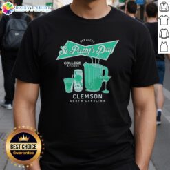 Get Lucky St. Patty's Day T-Shirt featuring Tiger Town design, perfect for Clemson fans celebrating in South Carolina.