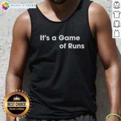 Stylish Nice It's A Game Of Runs Tank Top for sports enthusiasts, perfect for workouts and casual wear.