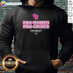 Pro Womens Rights hoodie featuring 'Pro Choice' text, perfect for advocating women's empowerment and equality.