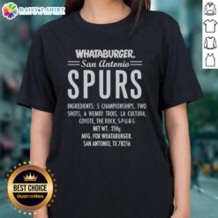 Nice Whataburger themed tee featuring San Antonio Spurs and Wemby Trois, celebrating 5 championships - perfect for fans!