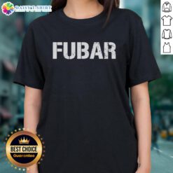 Official Fubar Logo Ladies Tee featuring a stylish design, perfect for fans of the Fubar brand.