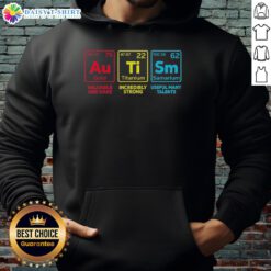 Original Autism Awareness Gold Titanium Samarium Hoodie featuring a strong, unique design for showcasing talents.