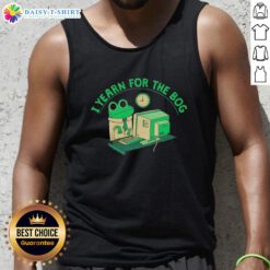 Original Frog I Yearn for the Bog tank top featuring a vibrant frog design, perfect for nature lovers and casual wear.