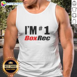 Original Im 1 Boxrec tank top featuring a stylish design for boxing enthusiasts, perfect for workouts and casual wear.