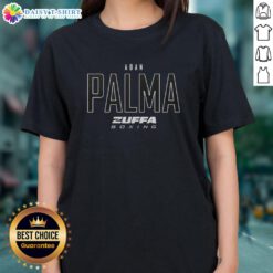 Premium Adan Palma Zuffa Boxing Elite Ladies Tee in stylish design, perfect for boxing enthusiasts and casual wear.