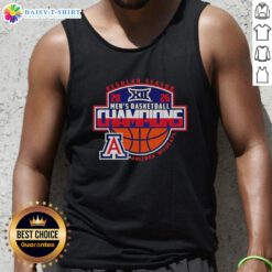 Alt Text: Premium Arizona Wildcats 2026 Big 12 Men's Basketball Champions tank top featuring team logo and vibrant design.