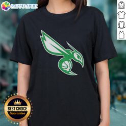 Premium Charlotte Hornets white logo St. Patrick's Day ladies tee, perfect for festive basketball fans.