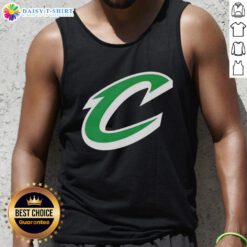 Premium Cleveland Cavaliers white logo tank top for St. Patrick's Day celebration, stylish and festive sportswear.