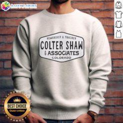 Premium Rewardist and Tracker Colter Shaw and Associates Colorado sweatshirt featuring a stylish design and cozy fit.