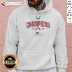 Premium Rider Broncs Mac Wrestling Champions 2026 Hoodie featuring bold graphics and a cozy design for fans.