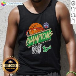 Premium South Florida men's basketball 2026 American Conference Tournament champions tank top in vibrant colors.
