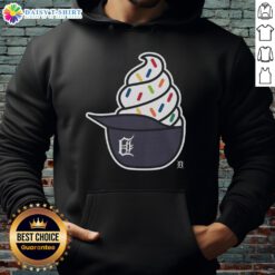 Pretty Detroit Tigers ice cream hoodie featuring vibrant colors and a stylish design, perfect for fans and summer wear.
