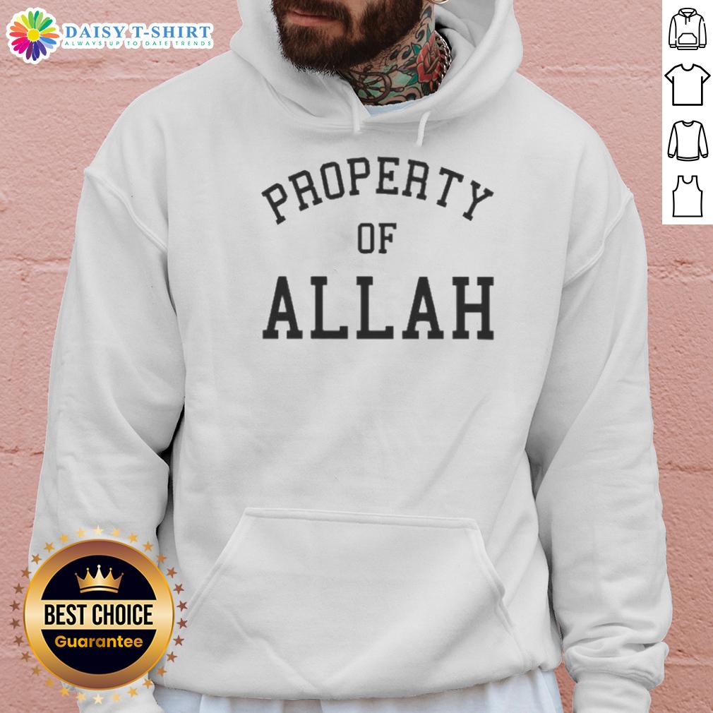 Top Austin Shooter Property of Allah hoodie featuring bold graphics and a stylish design, perfect for streetwear enthusiasts.