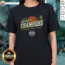2026 Mountain West Tournament Champions Colorado State Rams women's basketball tee shirt design.