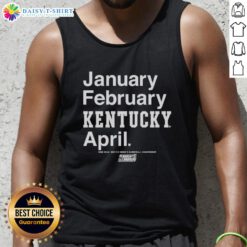 Top Kentucky Wildcats NCAA Men and Womens Basketball March Madness 2026 Month Tank Top in blue and white design.