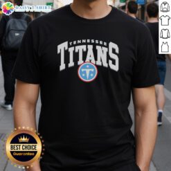 Top Tennessee Titans Nike Edge Enforcer T-Shirt in navy, featuring bold team logo and comfortable athletic fit.