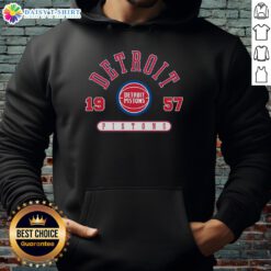 Awesome Detroit Pistons Established Gray Hoodie featuring team logo, perfect for fans and stylish casual wear.
