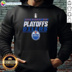 2026 Edmonton Oilers Stanley Cup Playoffs hoodie featuring team logo and vibrant colors, perfect for fans.