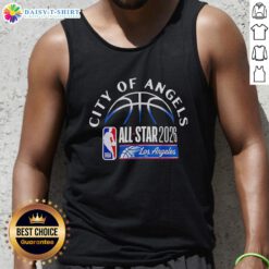 Awesome Los Angeles Clippers City of Angels All-Star 2026 tank top showcasing team pride and vibrant design.