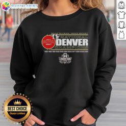 Alt Text: Denver Pioneers Hockey 2026 sweatshirt celebrating NCAA Division I Men's Hockey National Champions.