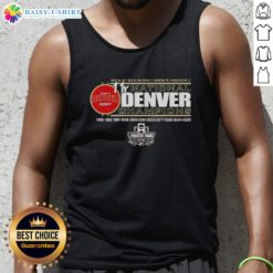 2026 NCAA Division I Men's Hockey National Champions Denver Pioneers tank top showcasing team pride and victory.