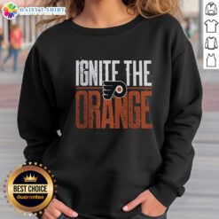 Alt Text: Awesome Philadelphia Flyers 2026 Stanley Cup Playoffs slogan sweatshirt in vibrant colors, perfect for fans.