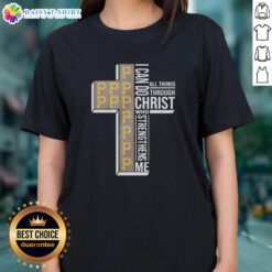 Awesome Pittsburgh Pirates baseball tee featuring 'I Can Do All Things Through Christ Who Strengthens Me' design.