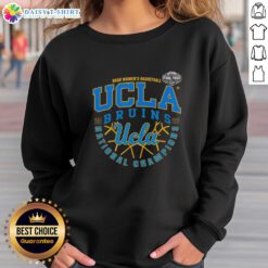 Alt Text: UCLA Bruins NCAA Women's Basketball 2026 National Champions Final Four sweatshirt in blue and gold colors.