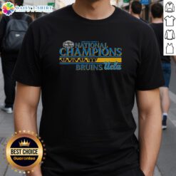 UCLA Bruins NCAA Women's Basketball 2026 National Champions T-shirt showcasing vibrant team colors and celebratory design.