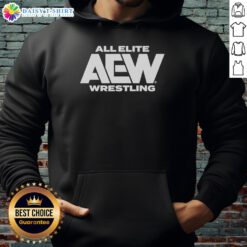 Good All Elite Wrestling Logo 2026 Hoodie featuring a bold logo design, perfect for wrestling fans and collectors.